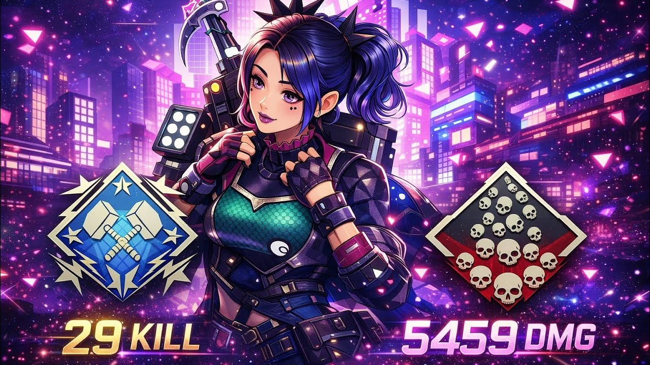 【APEX】カッコカワイイヴァルキリー 29kill5,459Dmg