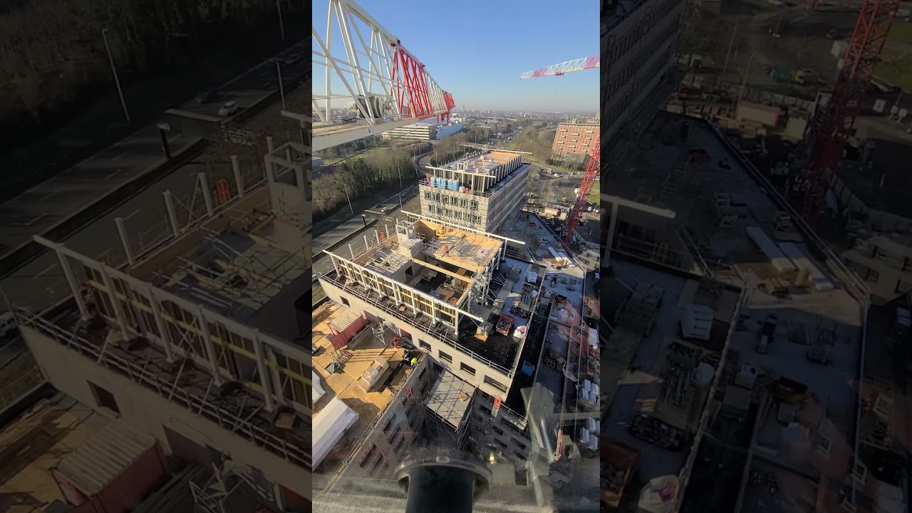 Grutier#8: Pose d'une dalle bois, Liebherr 202 ecb