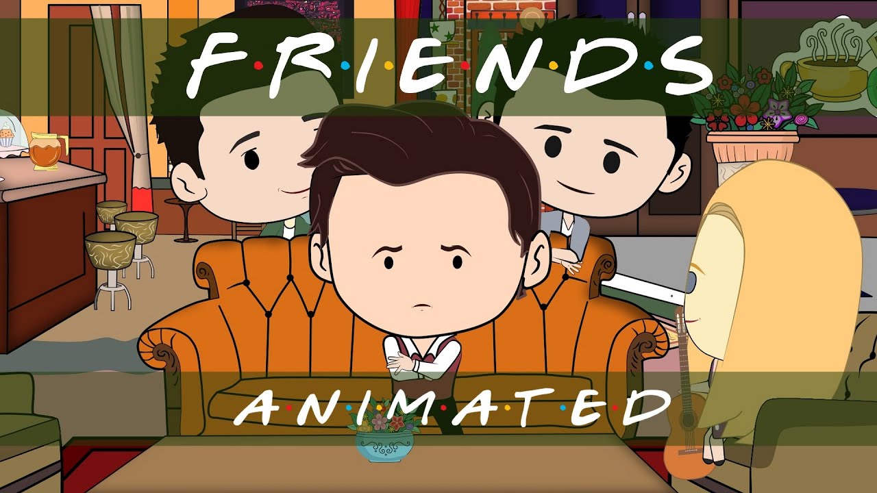 Chandler Without Jokes? Impossible! | Friends Series Animated
