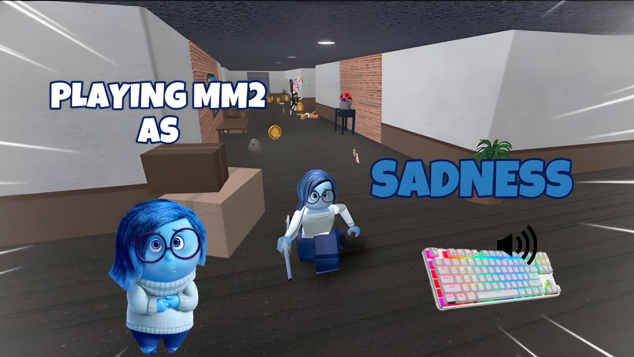 SADNESS DESTROYS TEAMERS IN MM2 + GAMEPLAY (KEYBOARD ASMR)