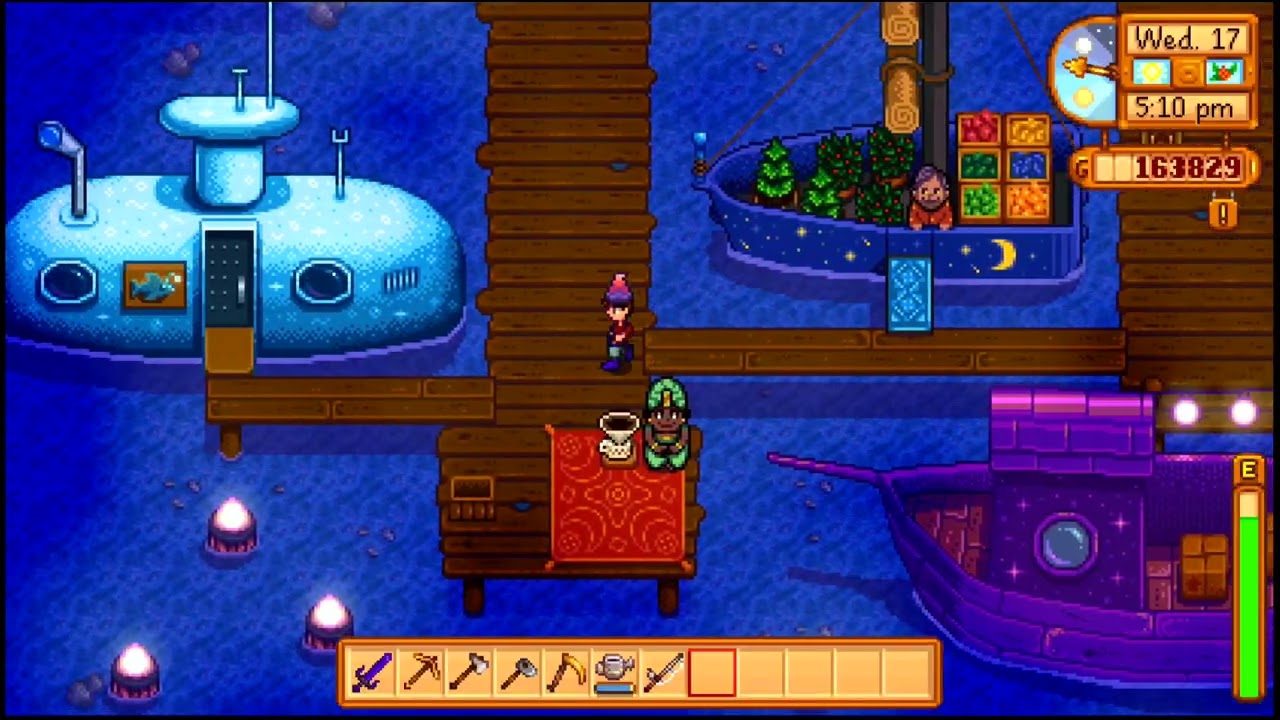 Let's Play Stardew Valley (as a Joja Member) Part 35 (Purple Mushrooms & Dinosaur Egg)