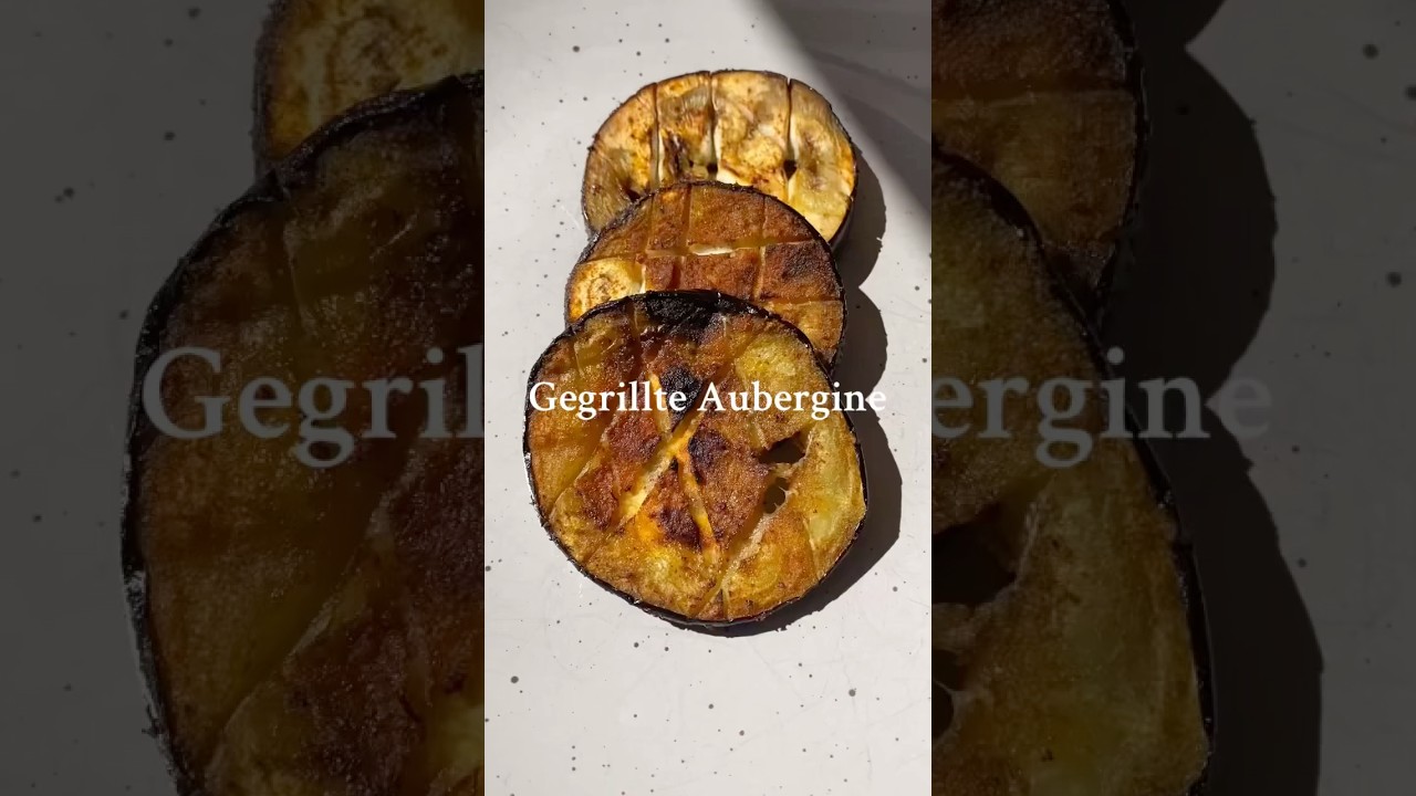 Gegrillte Aubergine