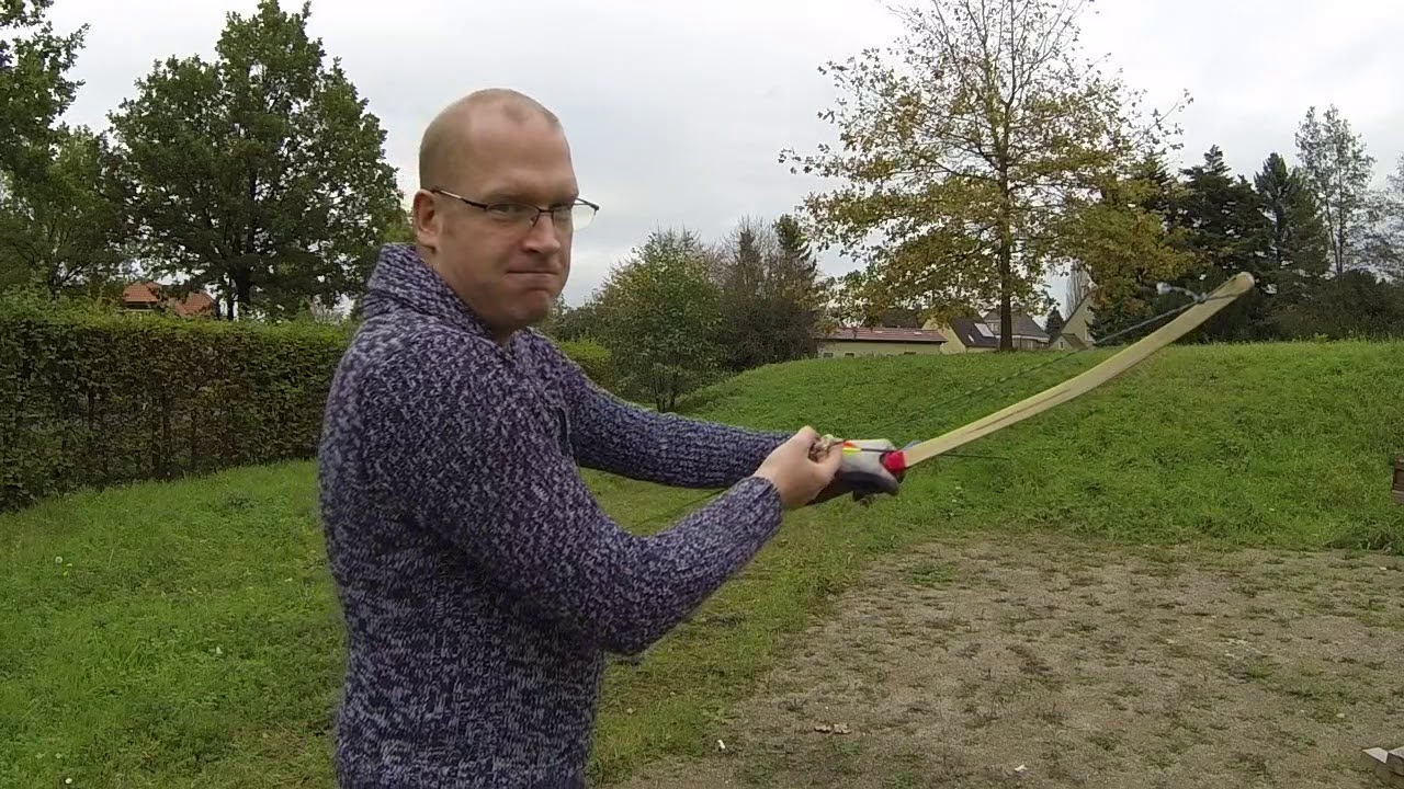 Bogen selber bauen - Teil 5, der richtige Test mit vernünftigen Pfeilen