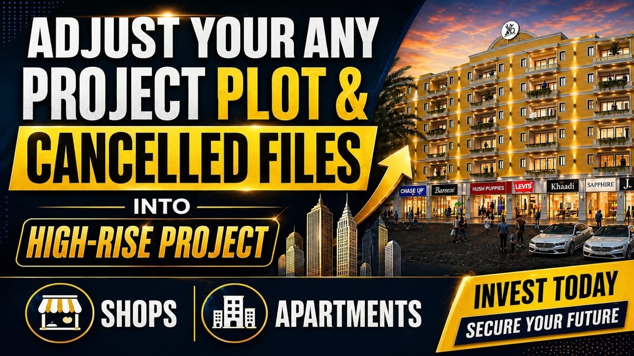 Property Merging Offer in Axis 6 Bahria Orchard Lahore | Adjust Any file & Get Apartment and Shop