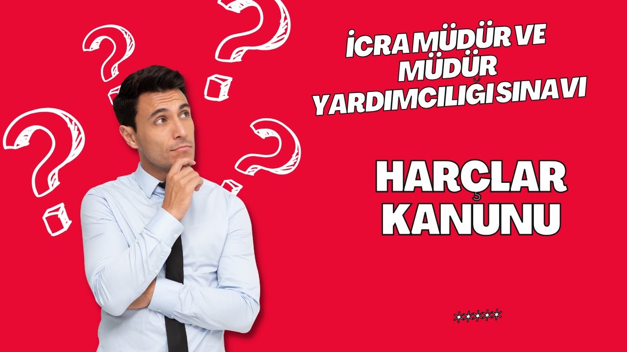 HARÇLAR KANUNU  (****) #icramüdüryardımcılığı #icra