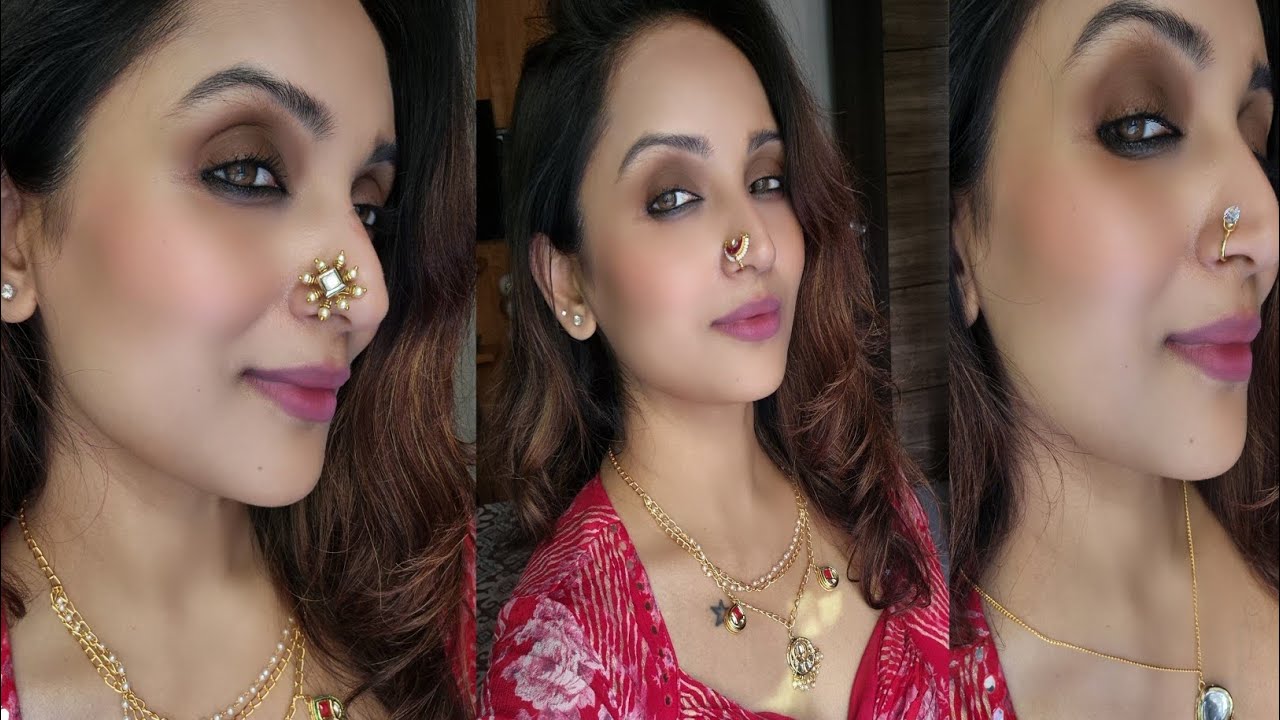 Online shopping Haul🥰||Best Nosepin || Meesho, Myntra Jewellery Shopping 😍