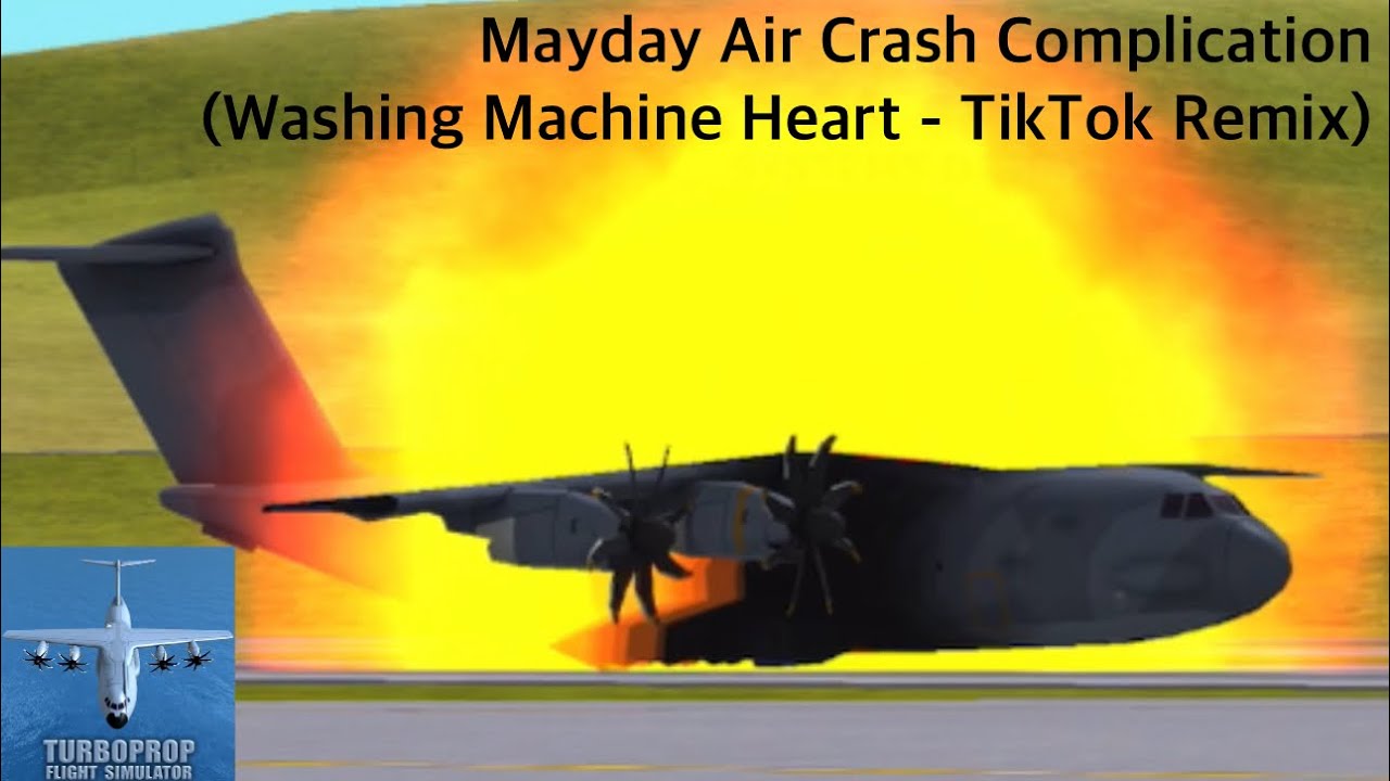 Mayday Air Crash Complication |  🎵 Washing Machine Heart - TikTok Remix | Turboprop Flight Simulator