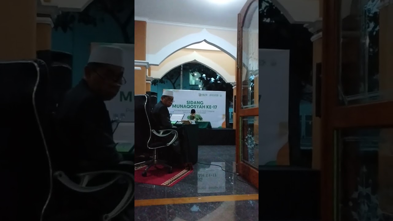 Nitip Vidio sahaabt anak saya ujian wkt munaqosah kelas 3Aliyah..sukses sll nak..#ngaji 