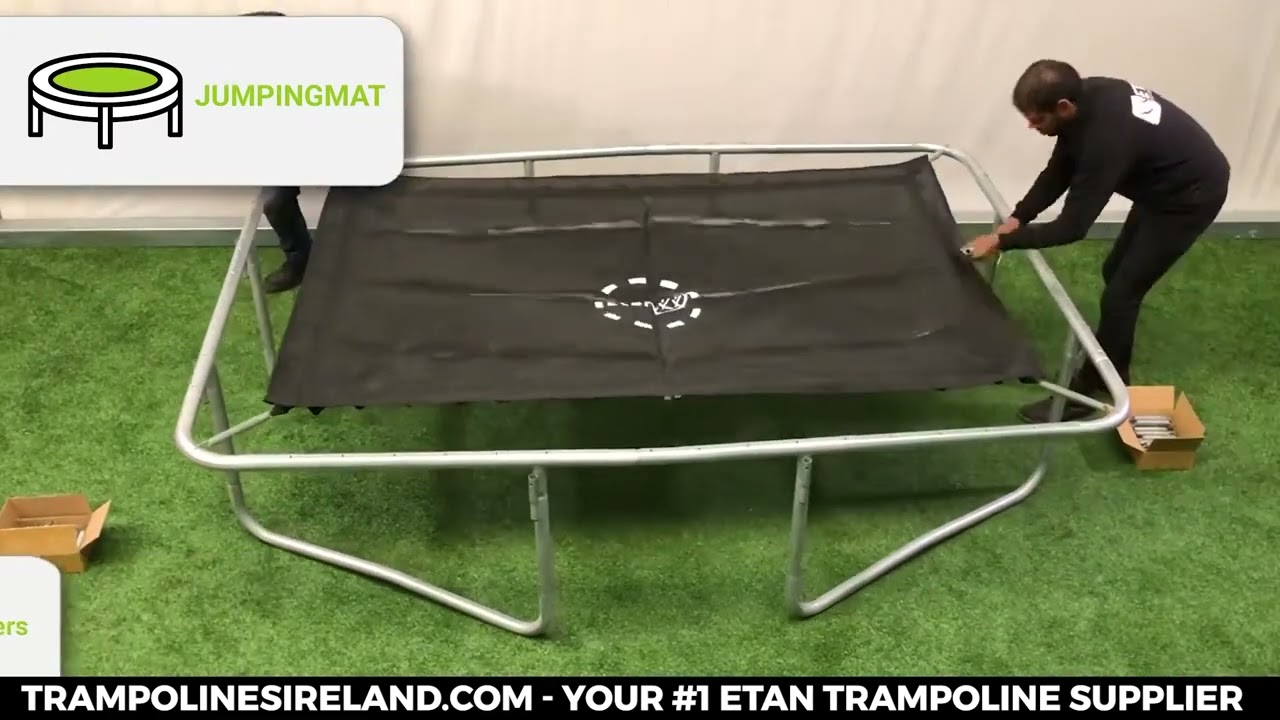 Rectangular Trampoline Assembly Video at Trampolines Ireland