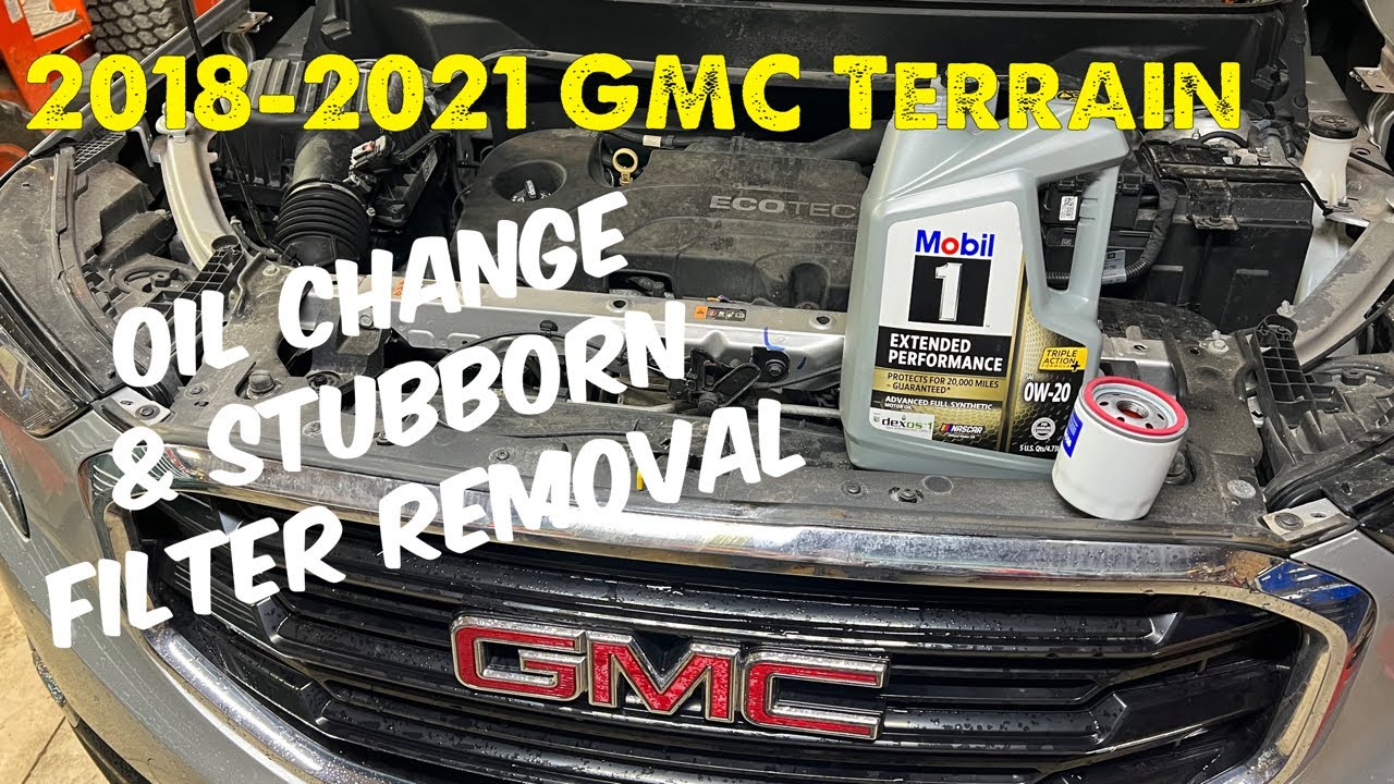 2018-2021 GMC Terrain/Equinox Oil Change & How I Remove Stuck Oil Filters EVERY TIME