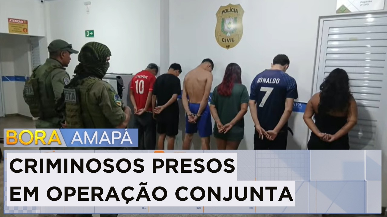 Traficantes e criminosos são presos em flagrante em Santana