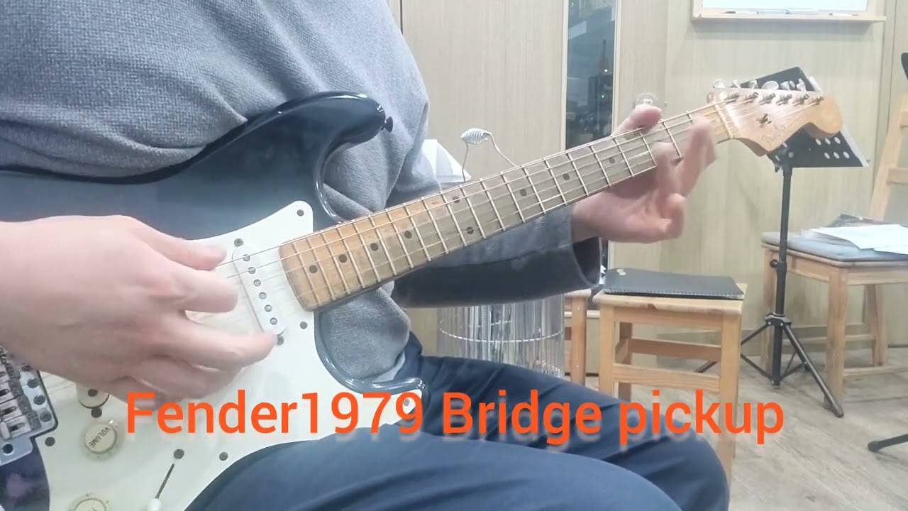 Duncan ssl-5 Bridge pickup vs Fender 1979 Bridge pickup comparision