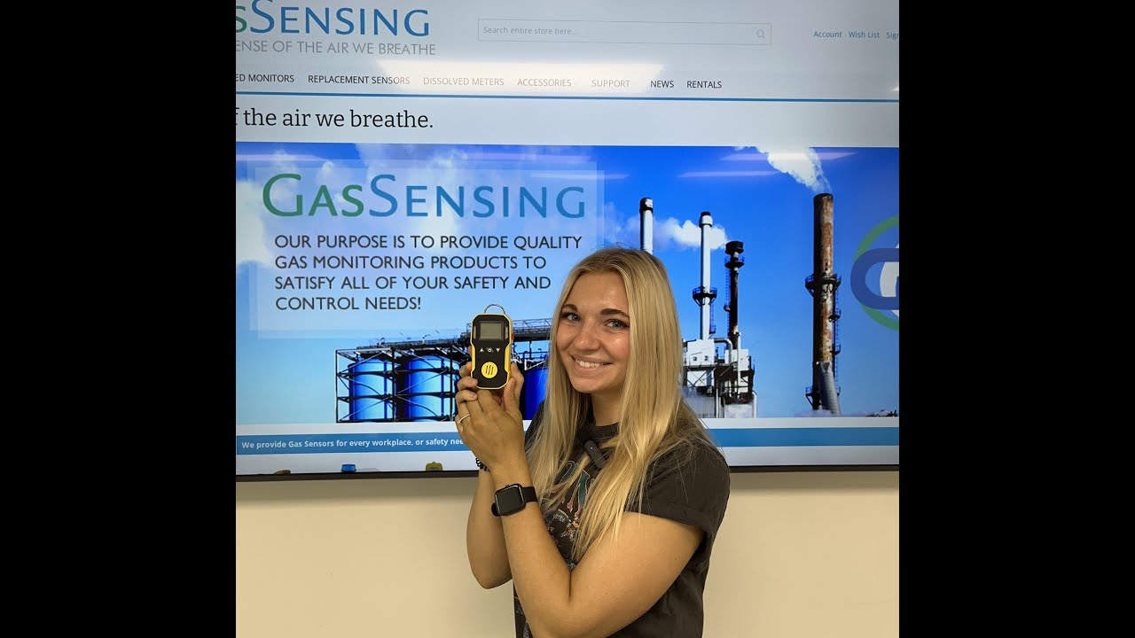 Learn it with a Blonde: How to use the BH-90A Handheld Gas Detector