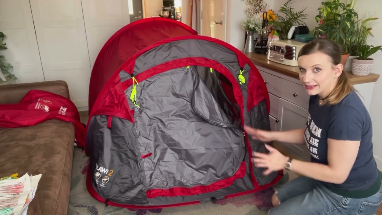 Jak złożyć 2 OSOBOWY - POP UP TENT (namiot błyskawiczny) - Trzy Razy M 