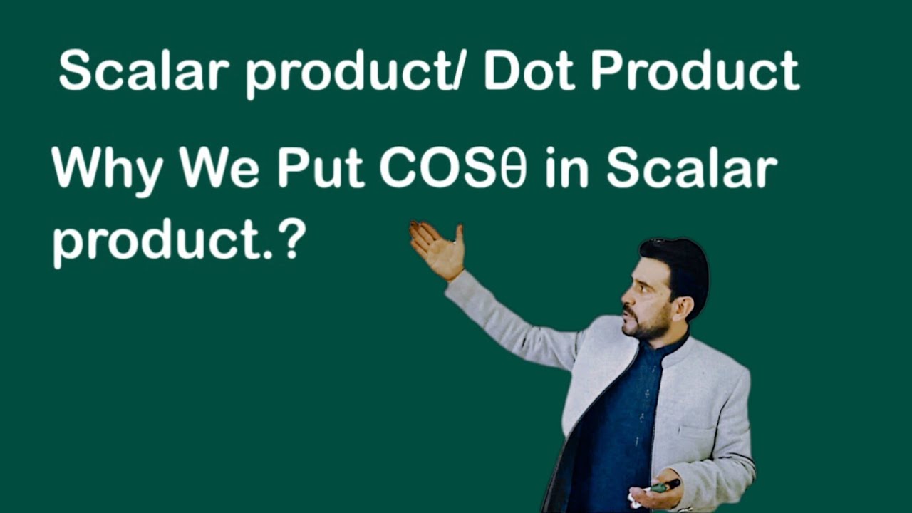 Scalar Product/Dot Product, class 11, 