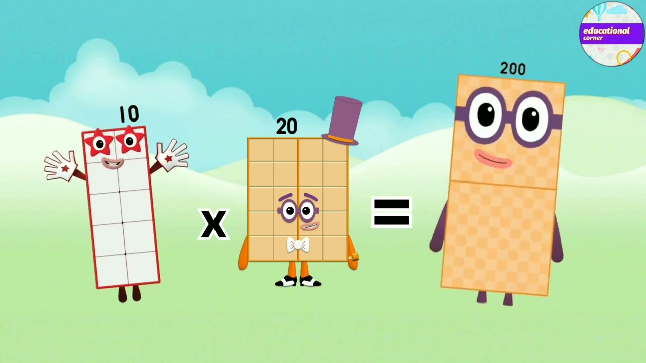 Master Multiplication: Unlock the Secrets of Numberblocks' 20 Times Table @preschoollearning110