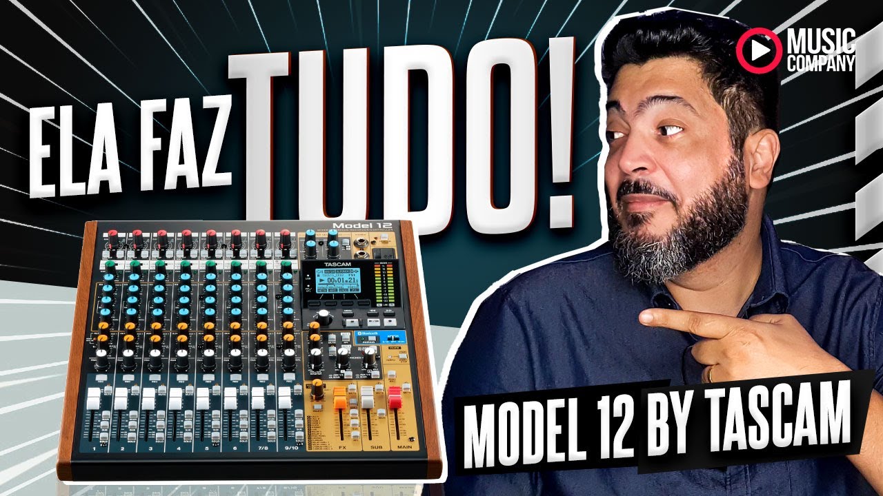 A Melhor Mesa de Som de 2020 || Review Tascam Model 12