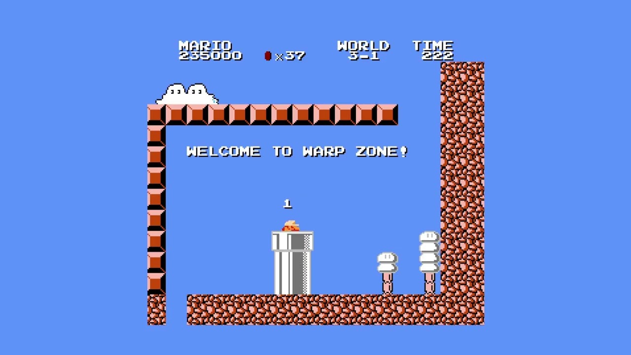 Super Mario Bros.2:The Lost Levels (NES) 3-1 ALL SECRETS, ITEMS, and TRAPS!