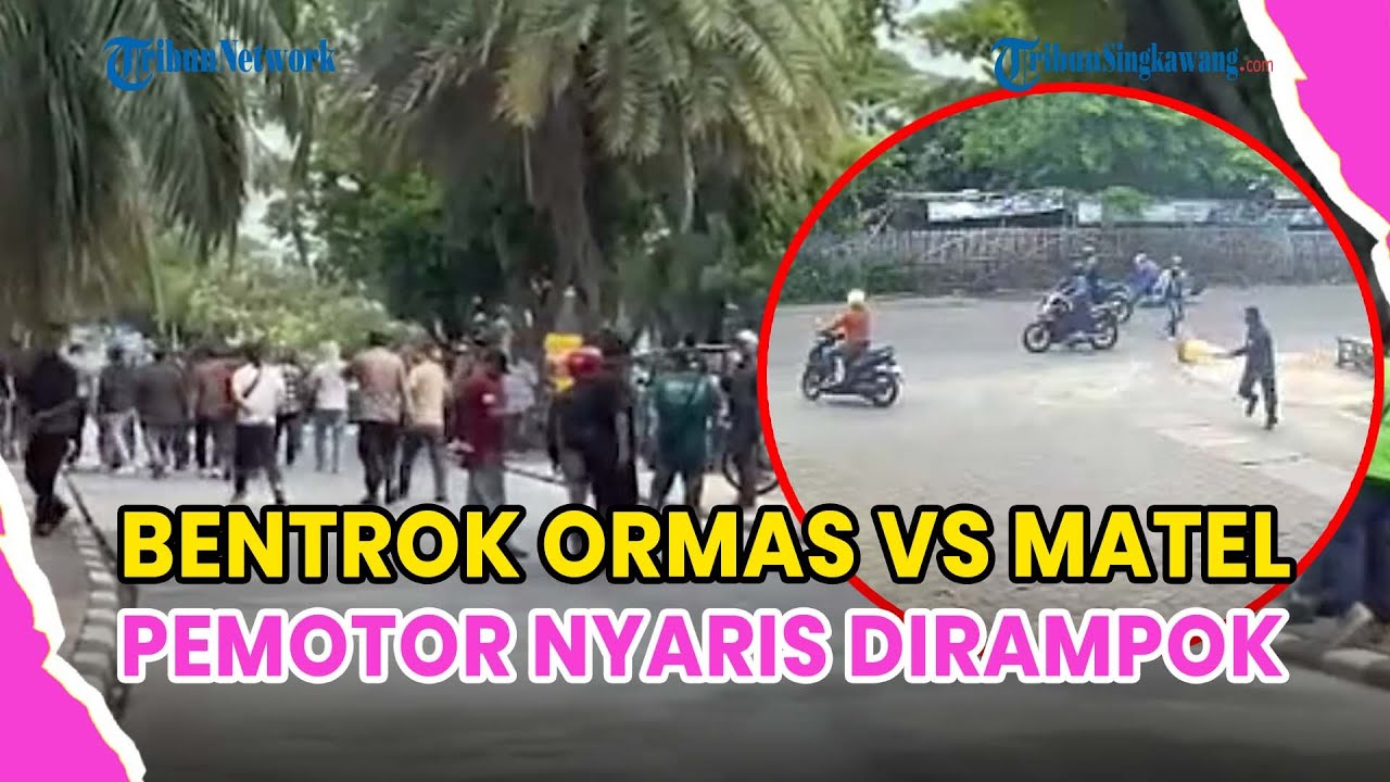 ®️🔴 UPDATE❗BENTROK MATEL VS ORMAS DI CENGKARENG, UANG RP 450 JUTA HAMPIR DIGONDOL PERAMPOK DI BEKASI