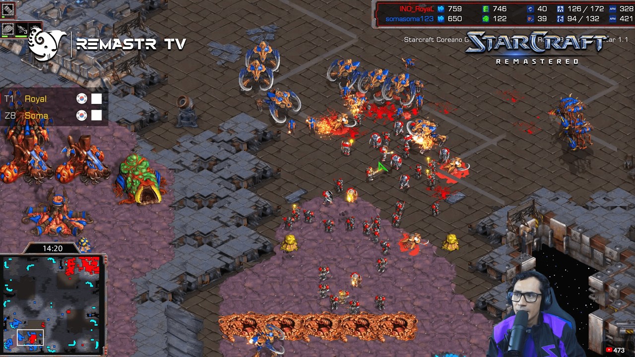 STARCRAFT COREANO GOSU 🇰🇷 SOMA vs ROYAL 🇰🇷 | M2·BO7·R3-R4