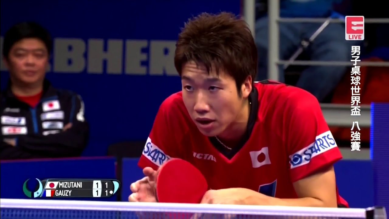 2017 Men's World Cup (MS-QF) MIZUTANI Jun Vs GAUZY Simon [Full Match/Chinese|HD1080p]