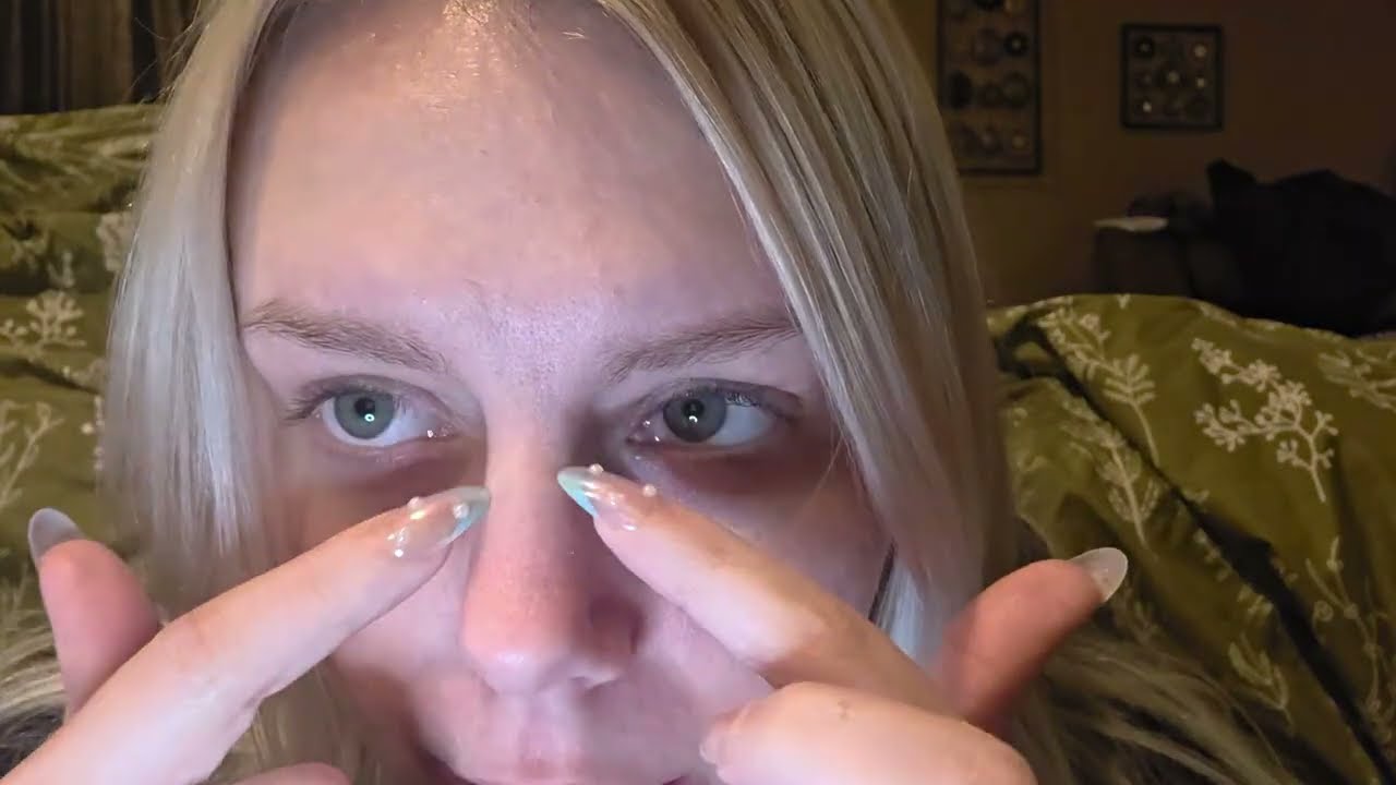 ASMR | Tracing my face (and yours), over explaining my features 