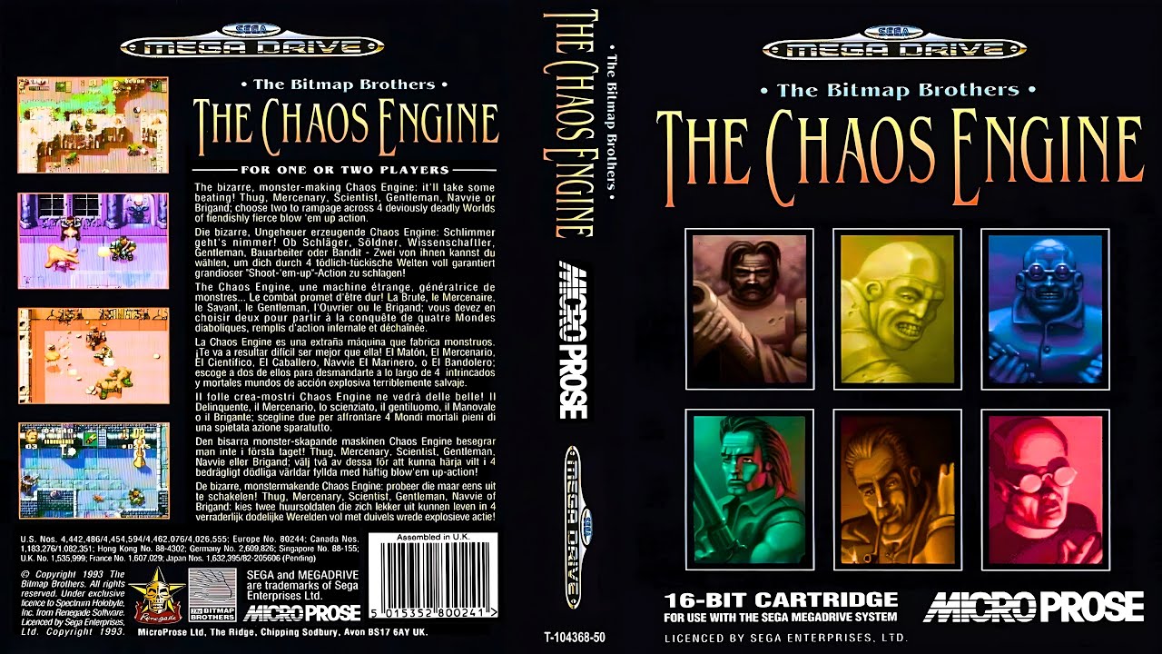 [SEGA Mega Drive Music] The Chaos Engine (Soldiers Of Fortune) (Full Soundtrack + Game Footage) 🎶