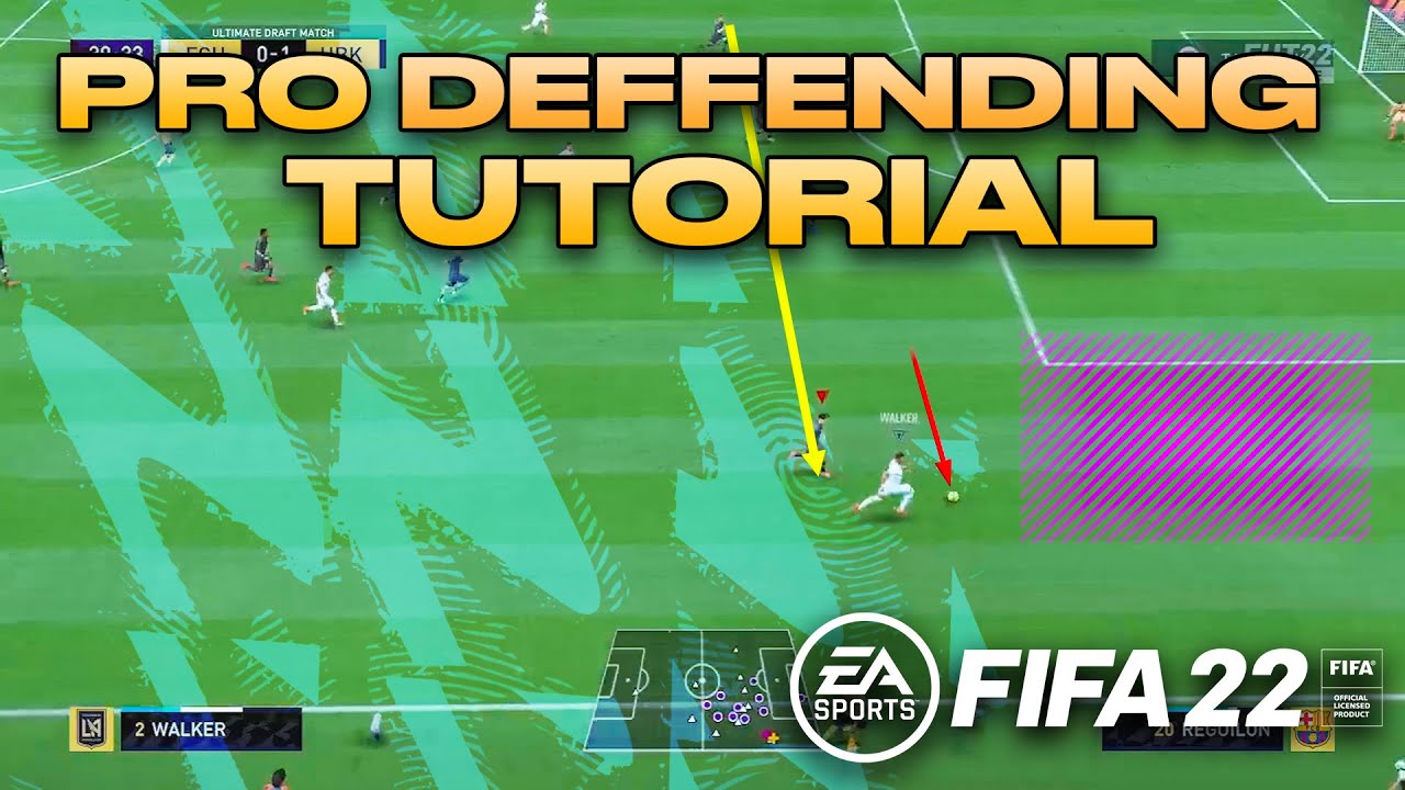 FIFA 22 PRO DEFENDING TUTORIAL/ HOW TO DEFEND IN FIFA 22- COMPLETE DEFENDING GUIDE