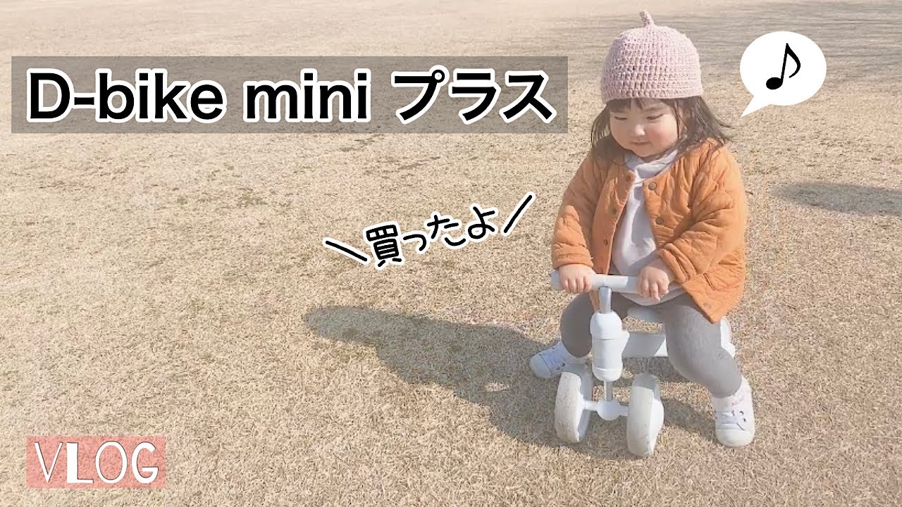 【D-bike miniプラス】買ったよー！楽しみながらバランス感覚も養われていく！👏