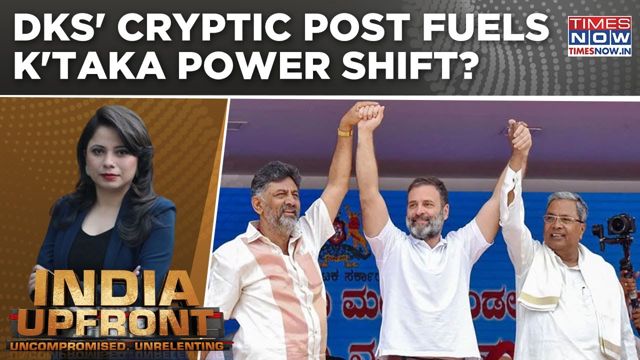 Is Shivakumar’s Cryptic Post Hinting AT A Chief Minister Change Amid Karnataka’s Internal Tussle?