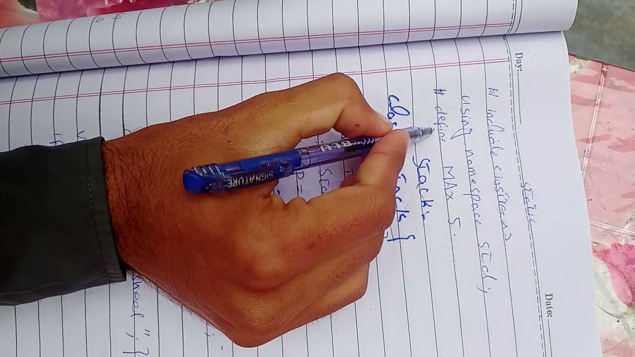 Static stack in data structure 