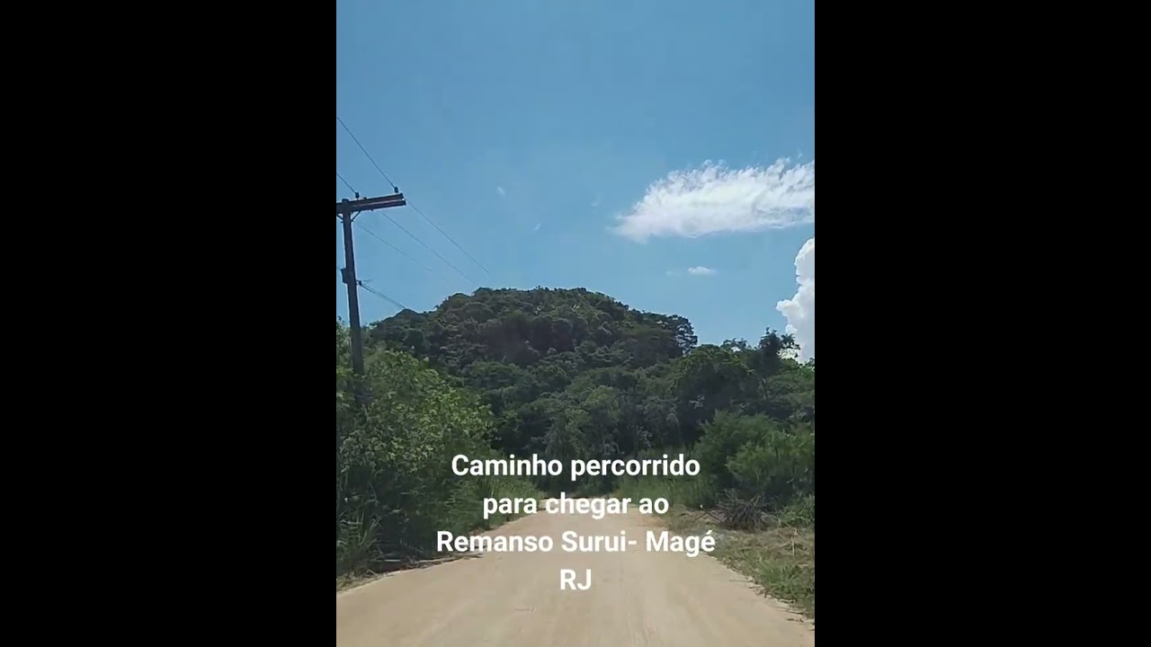 Caminho para chegar no Remanso - Suru&iacute; - Mag&eacute; - RJ