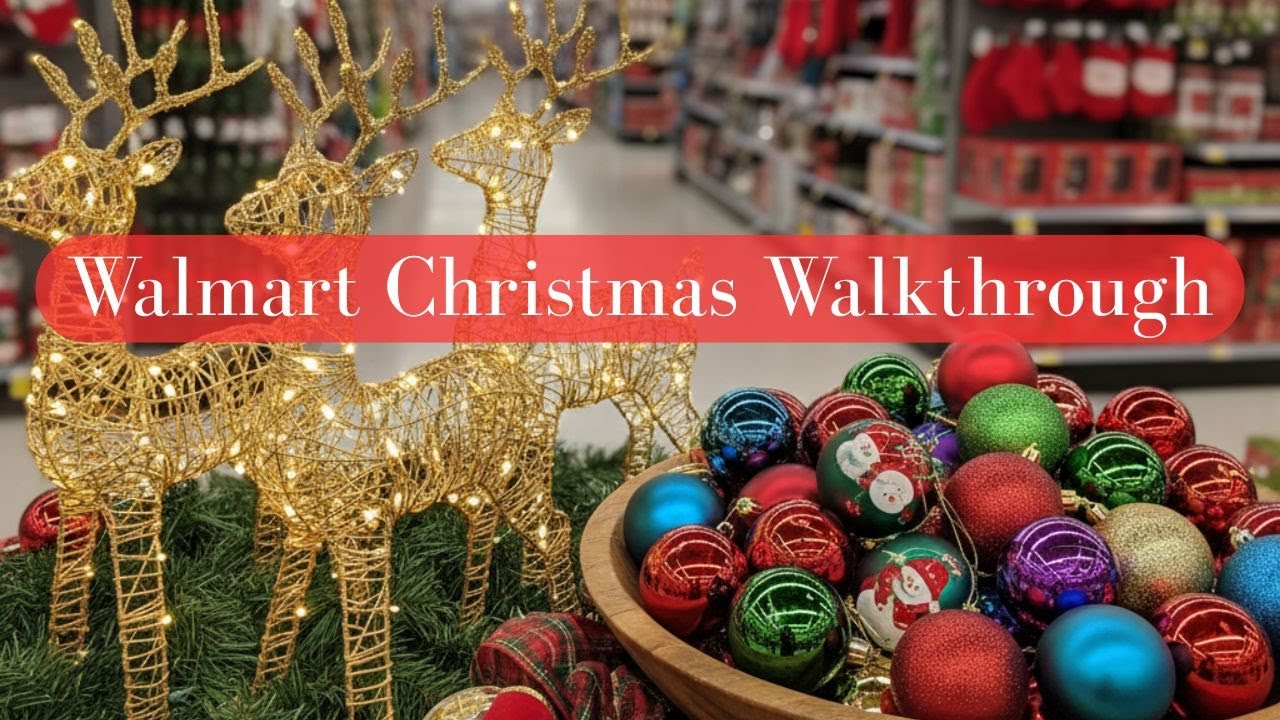 Потрясающие рождественские украшения от Walmart | Рождественские покупки 2025 | Идеи рождественск...