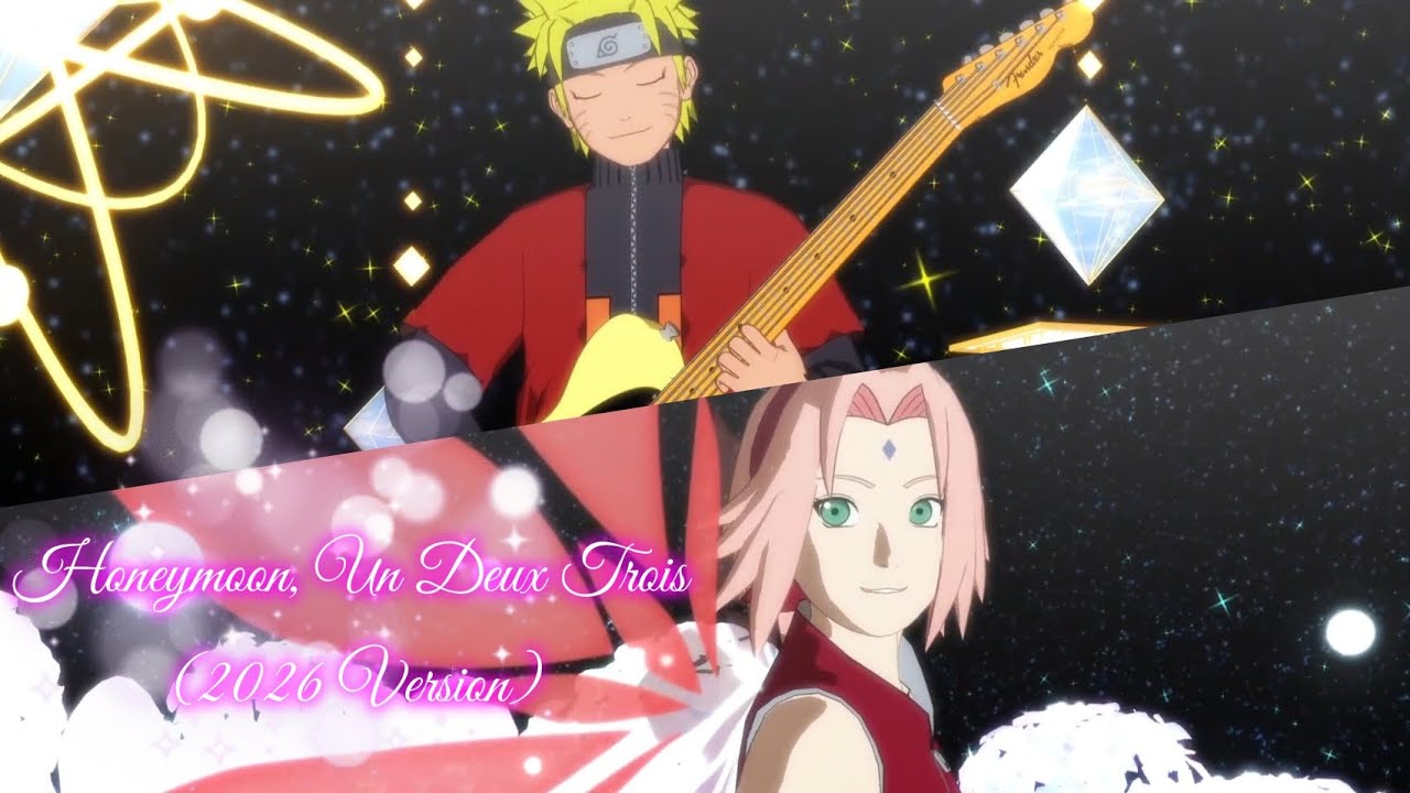[MMD Naruto Shippuden] Honeymoon, Un Deux Trois (2026 Version, 60FPS)