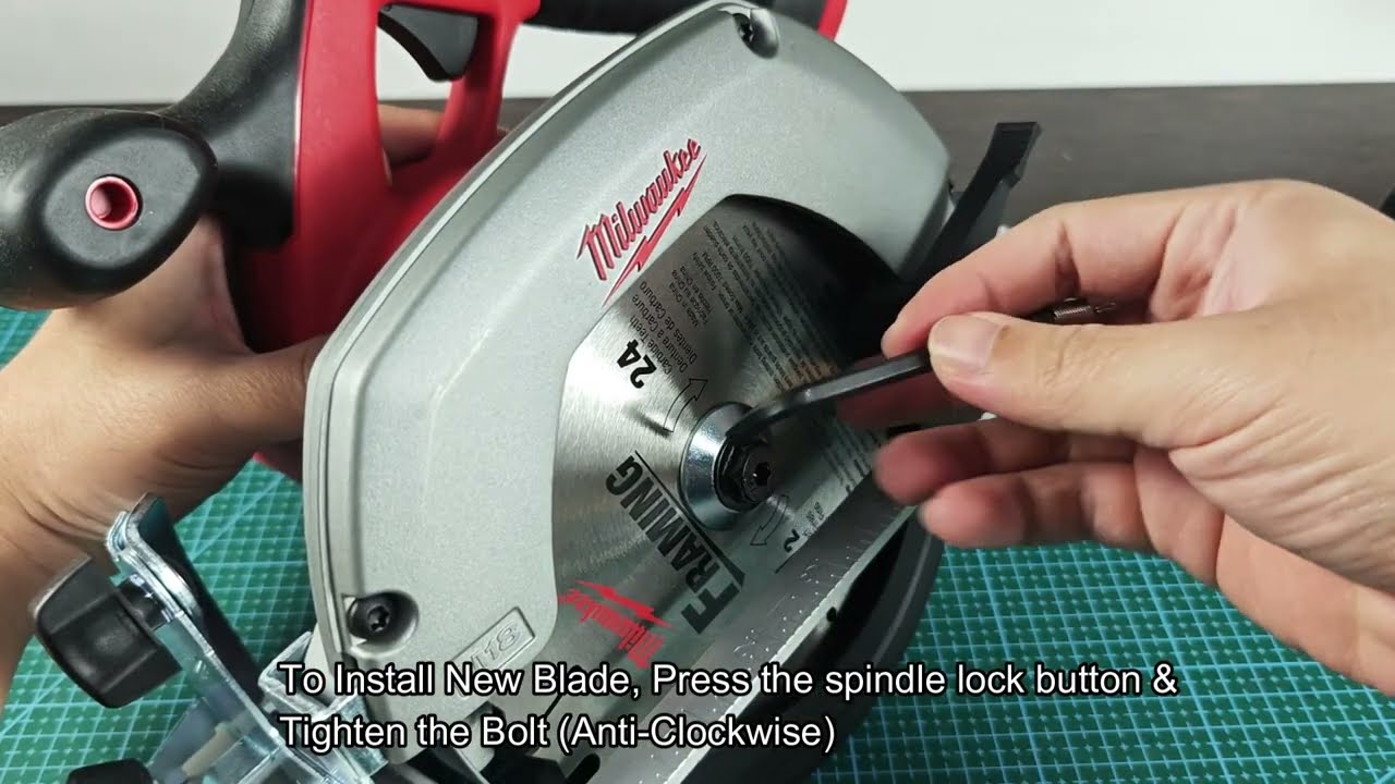 Change Blade on Milwaukee M18 Cordless Circular Saw (6 1/2)