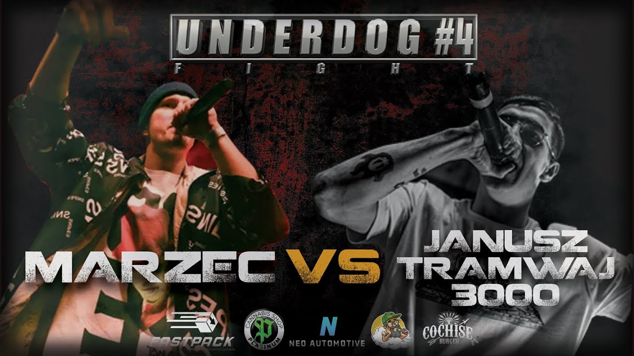 🥊 MARZEC VS JANUSZ TRAMWAJ 3000 🔥 (RAPBATTLE) UNDERDOG FIGHT #4 | 10.05.24r.