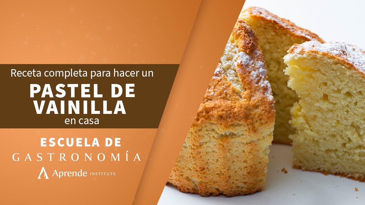 Pastel de vainilla en 9 minutos | Aprende Institute