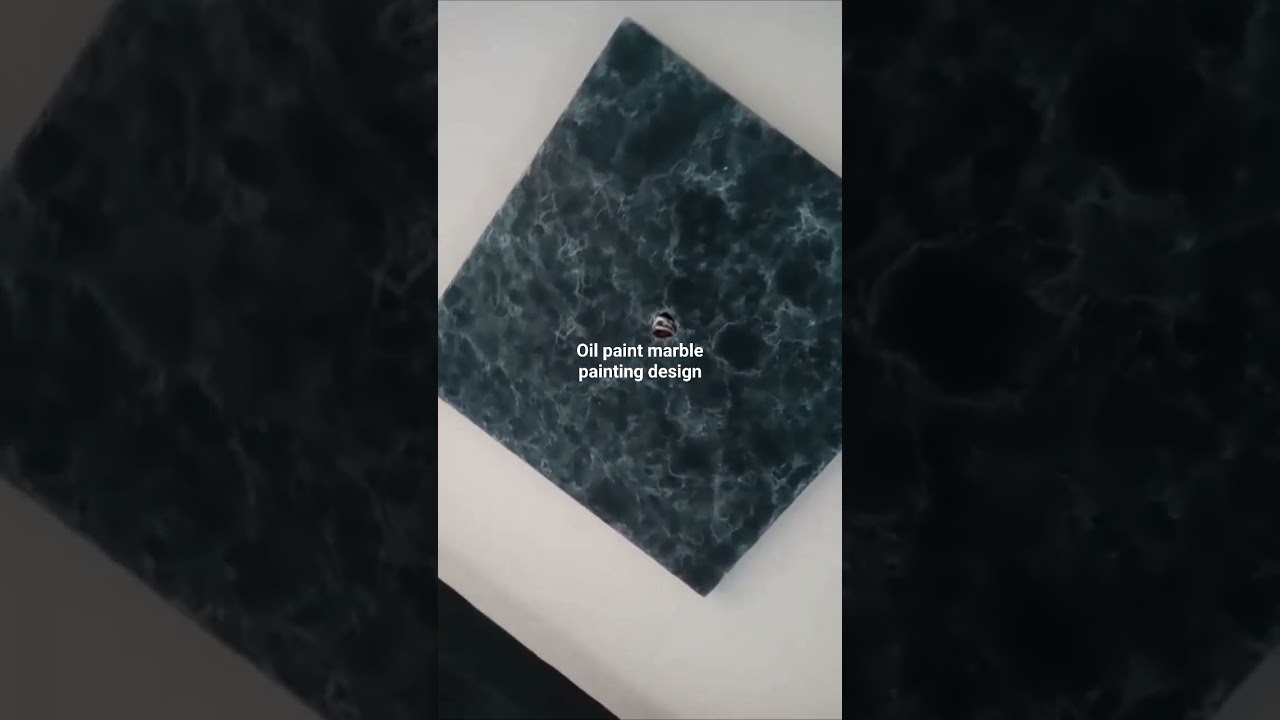 oil paint black marble//black granite painting design