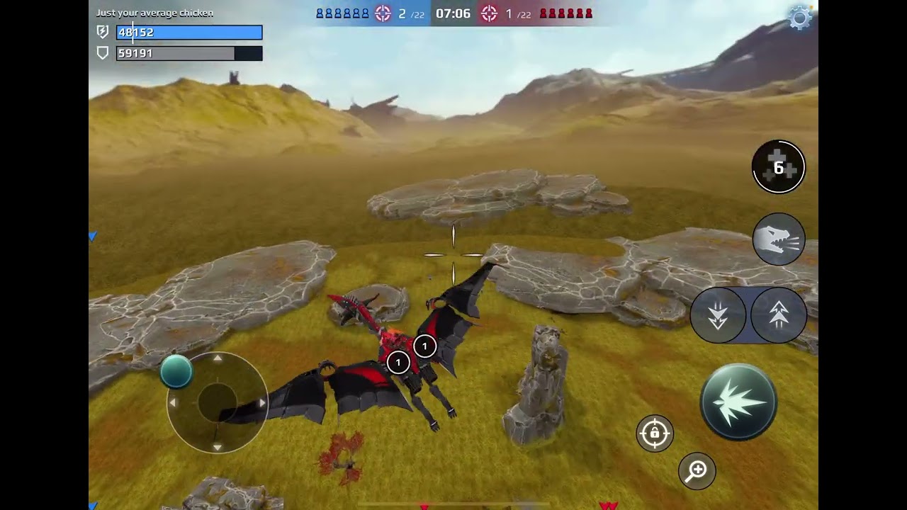 Mechanical Quetzalcoatlus in JMW Dino war
