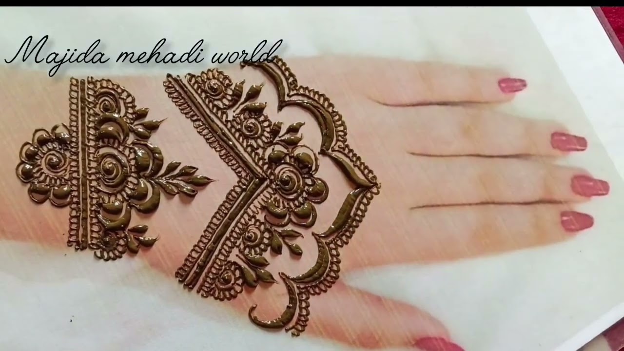Beautiful trending mehandi designs #viral video #mehmdi # muslim unique stylish latest mehandi des..