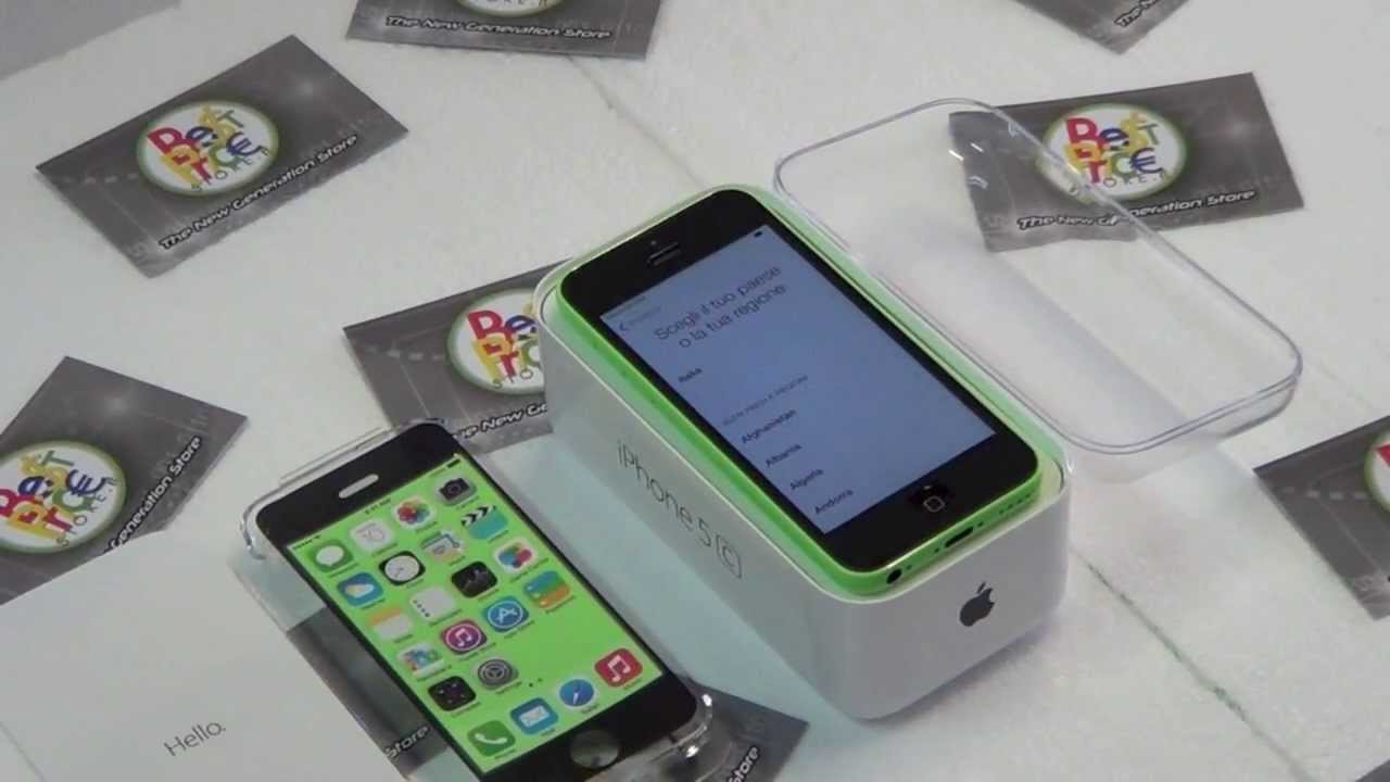 Apple iPhone 5c - video unboxing ITA -bestpricestore.it-