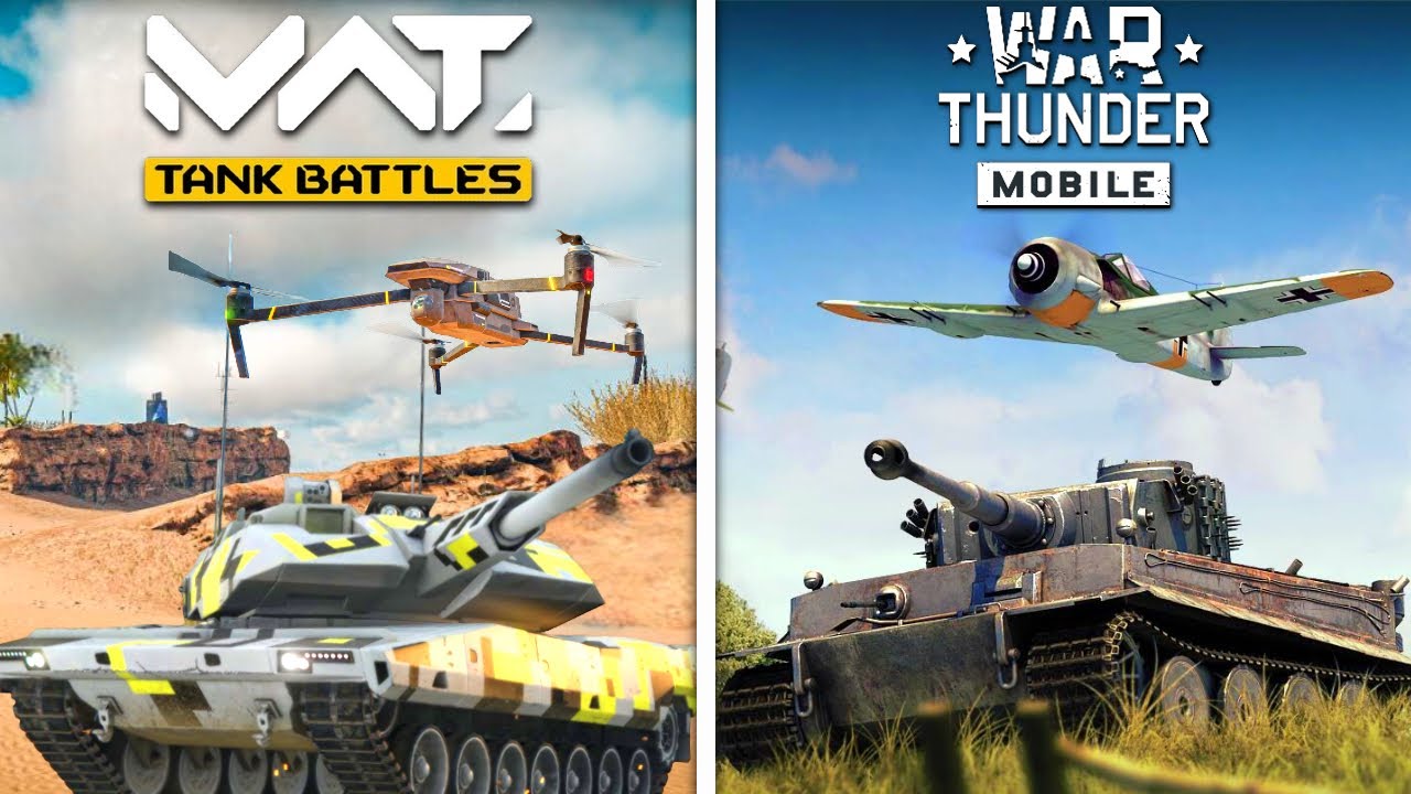 Танковые битвы MWT против War Thunder Mobile