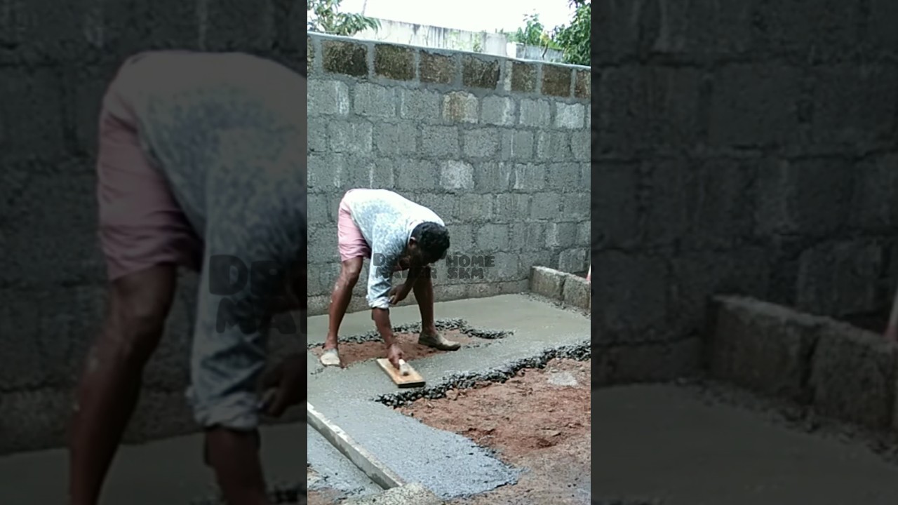 PCC concrete flooring #youtubeshorts  #shorts