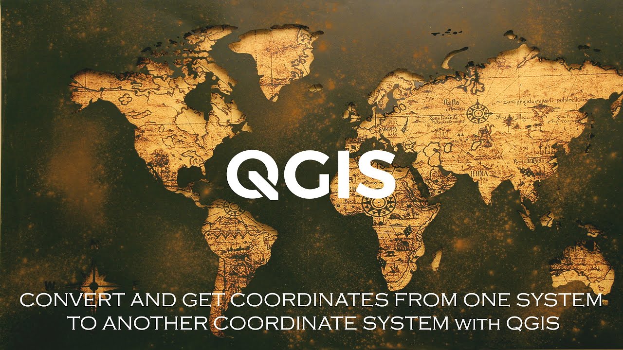 CONVERTIR  COORDENADAS a otro SISTEMA DE COORDENADAS con QGIS