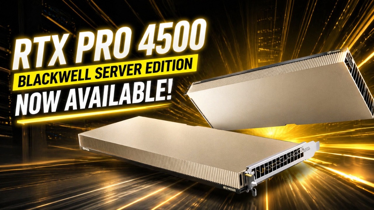 Компания NVIDIA выпустила видеокарту RTX PRO 4500 Blackwell.