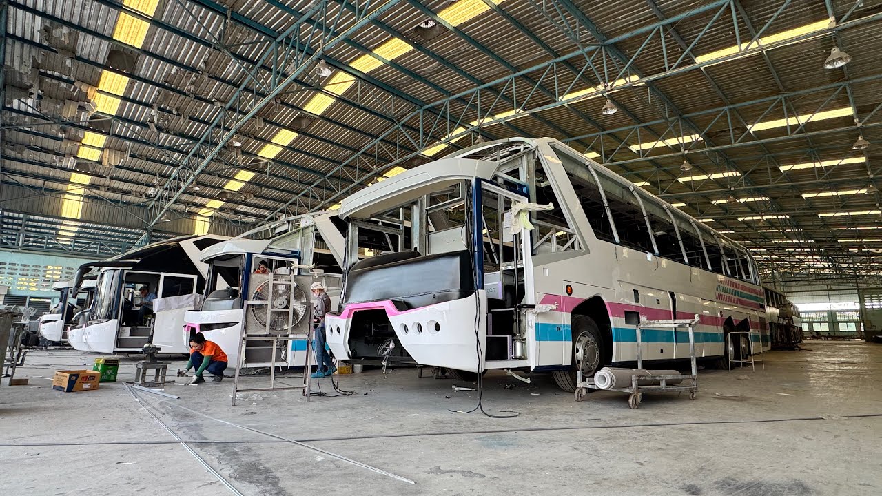 พาชม โรงงานผลิตรถบัส ที่ บริษัท พานทอง กลการ