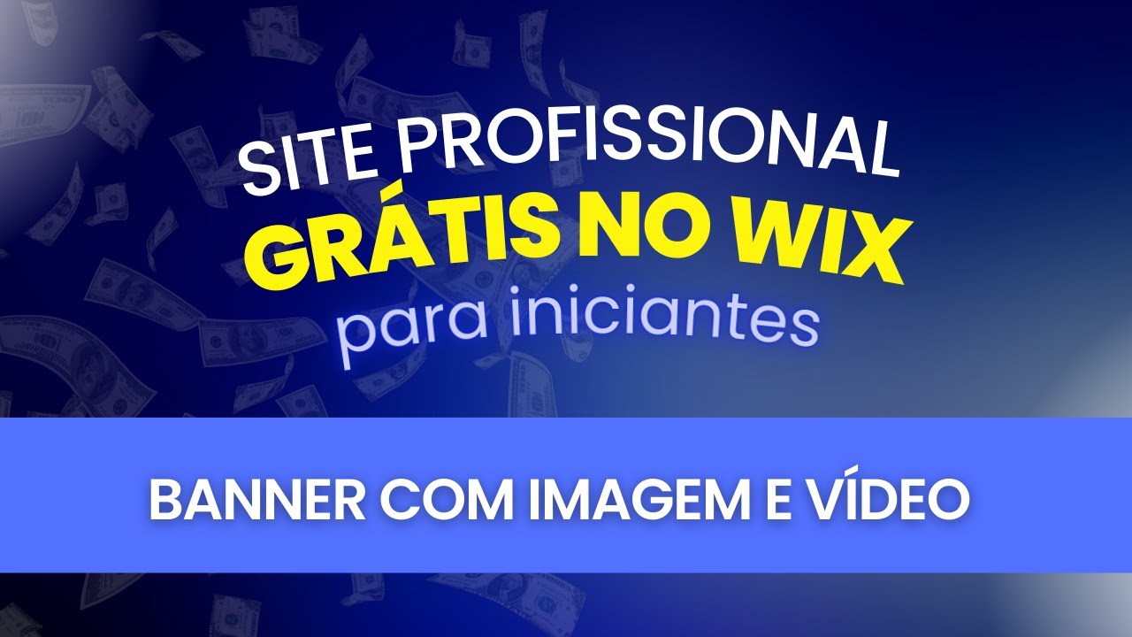 Criando o Banner do Site WIX - Curso Site no WIX