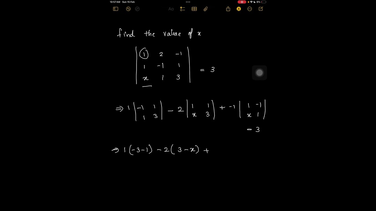Determinants 2