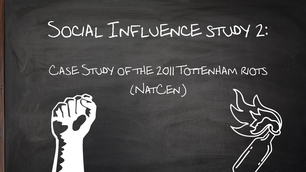 GCSE Psychology (OCR) Social Influence - The Tottenham Riots (2011) NatCen