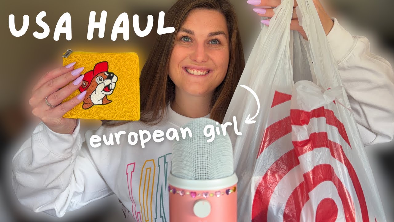 ASMR HAUL ꒰꒱ What I Bought in the US 🇺🇸  ⊹ as a European ⊹